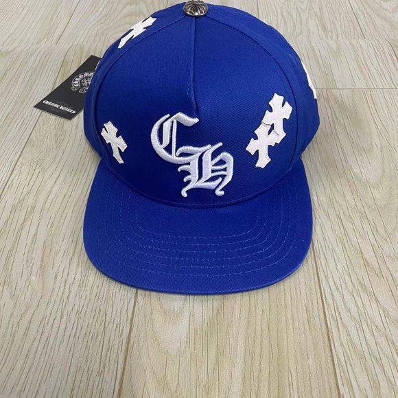 Chrome hearts Blue Snap Back Cap - Picture 2 of 8